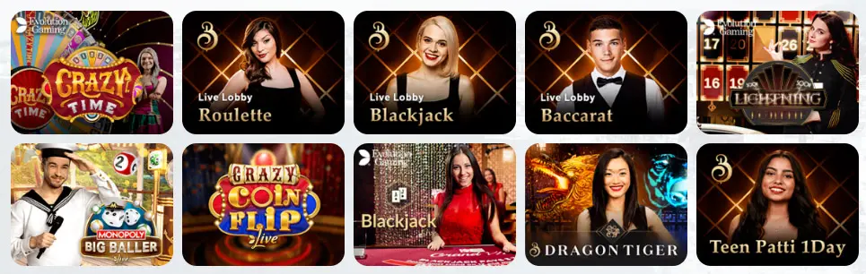 Jeux de casino en direct METASPINS CASINO