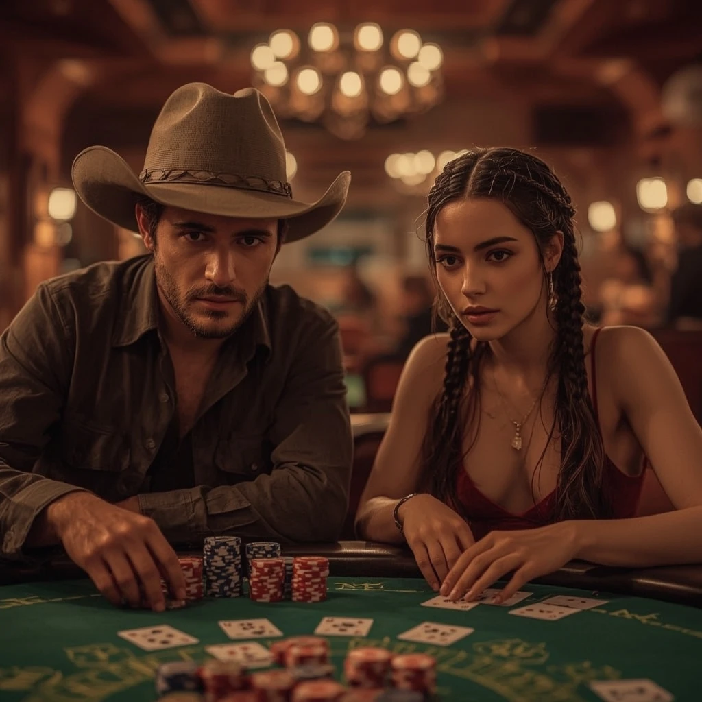 photo de deux joueurs de poker METASPINS CASINO